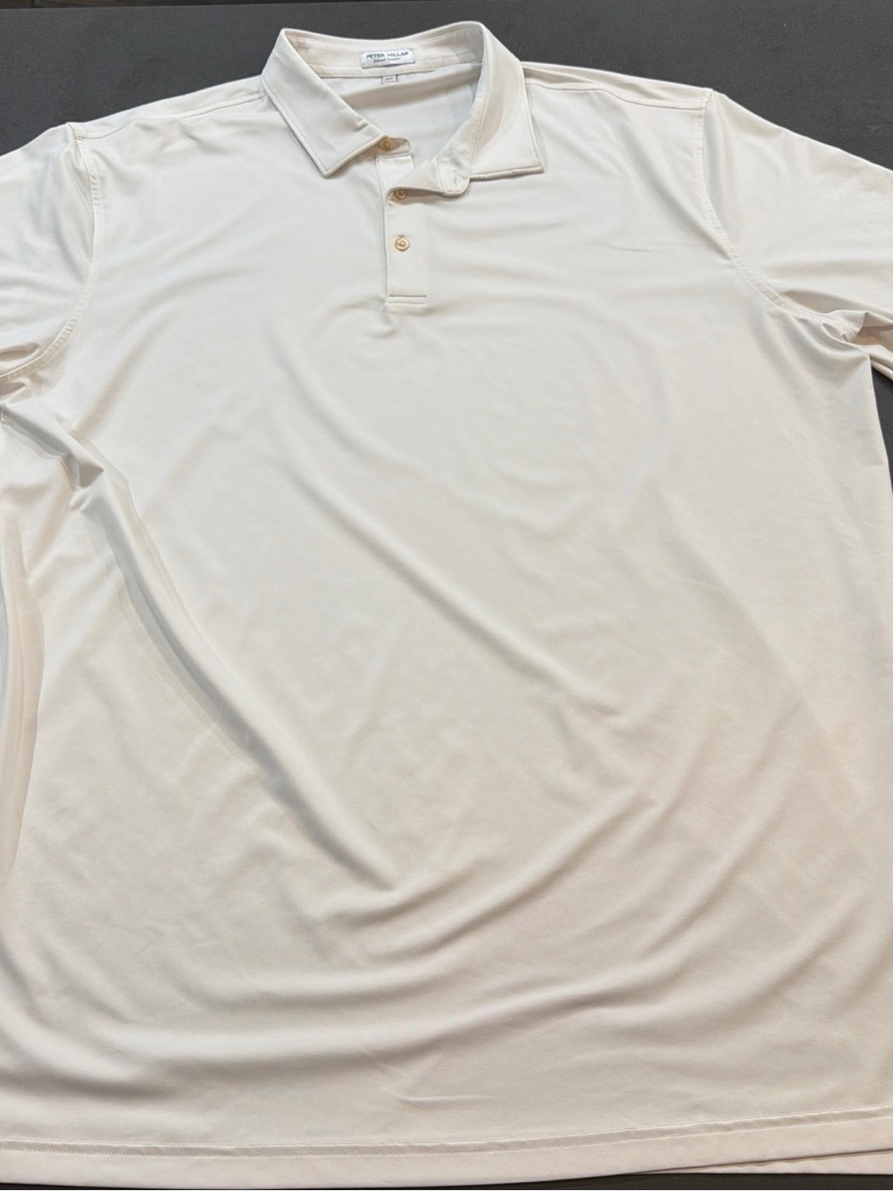 Peter Millar Polo Shirt Summer Comfort 3XT Tall Mens Performance Golf White